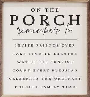 On The Porch White